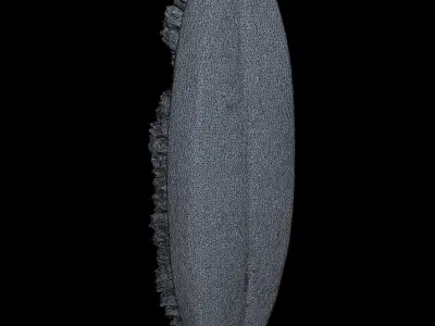 Brush High Poly wooden 3D model