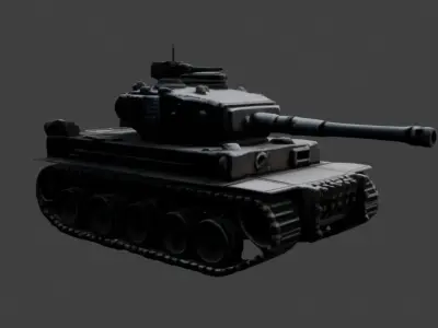 Tank Miniature for 3D Printing - Wargaming and Tabletop Battles 3D print model