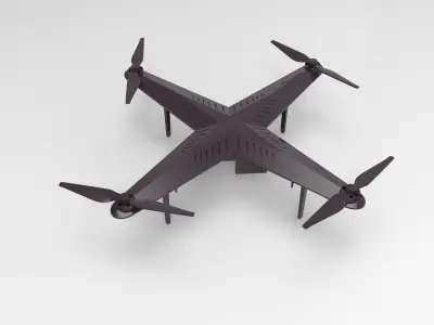 Sci-fi Drone 2 3D model