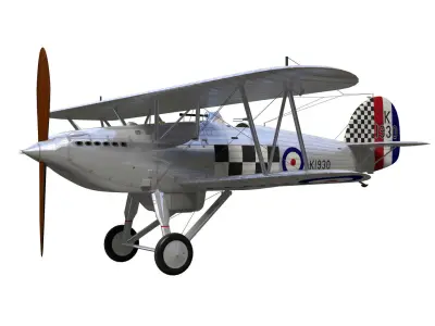 hawker fury 3D model purchase