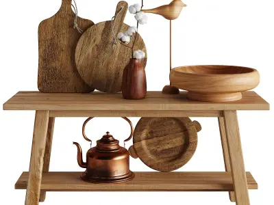 Decor Set 03 3D model purchase