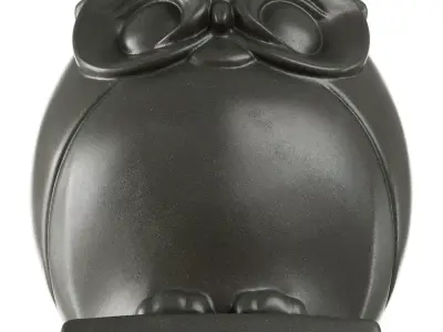 Stone figurine of an owl 3D model