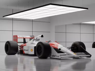 Ultra Realistic F1 Race Car High Detail Formula Racing Car  3D model