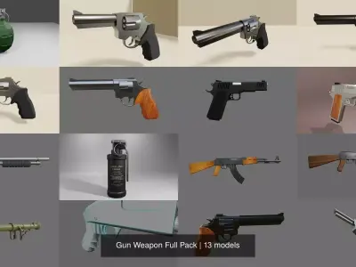 Gun Weapon Full Pack