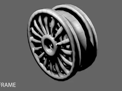 Wheel Rim 9 3D model
