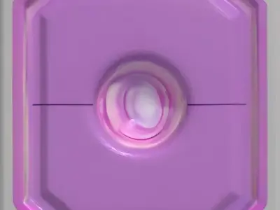 SciFi Energy Core Cube 3D model get