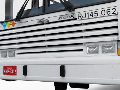 1991 Caio Padron Vitoria Luxor MB OF-1315 3D model