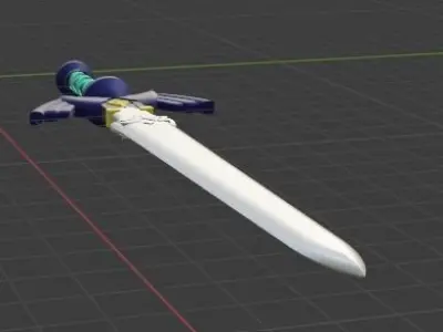Links Sword Low-poly 3D model