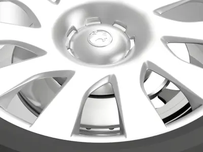 Vauxhall Vivaro Van wheel 2015 3D model