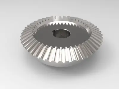 Bevel gear Free 3D model