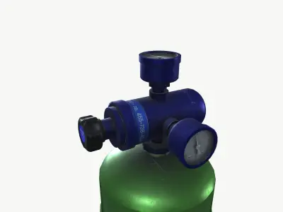 Nitrogen Bottle 3D model
