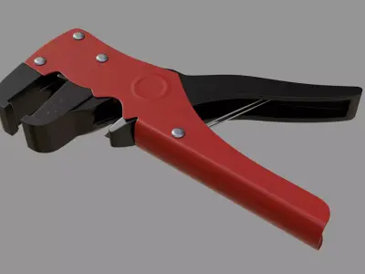 Wire Stripper Low-poly 3D model