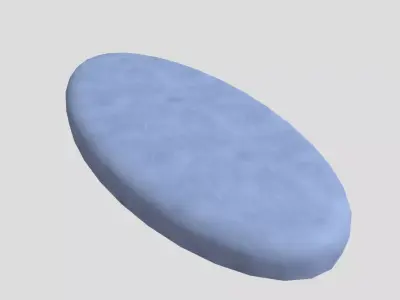 Hoverboard pillow Free 3D model
