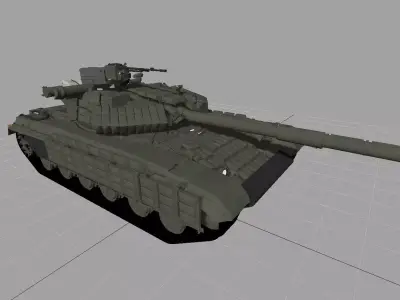 Russian tank T-64BM 3D model