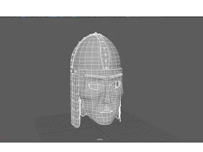 Eastern or Northern helmet 3D model