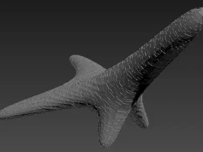 Abstract Sci-Fi Greeble Alien Spaceship 1 3D model