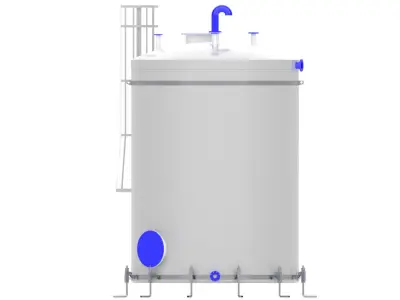 Estanque 50m3 frp 3D model