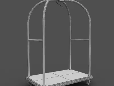 Hotel Cart 3D model purchase