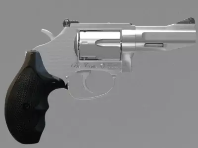 Gun magnum 357 3D model