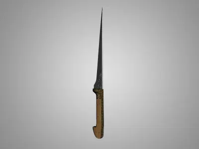 Dagger 3D model 2