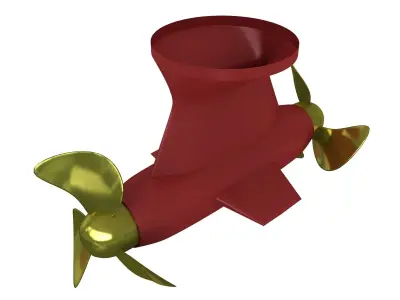 AZIMUTH THRUSTER PROPELLER 3D model