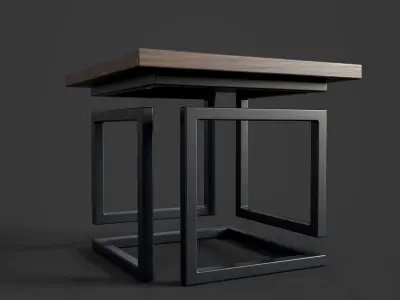 Abstract Coffee Table Free 3D model