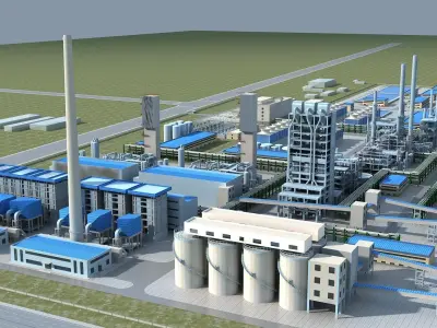 Factory 3 3D model