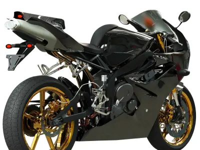 Triumph Daytona 675SE   3D model