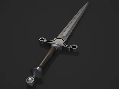 Sword 10 Low-poly 3D model