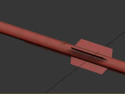 K-77M Radar guided missile Low-poly 3D model