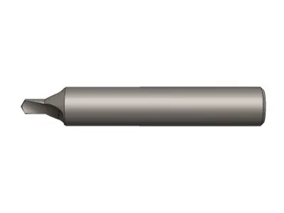 Broca de Centro Center Drill dia 8 x 50 Corte Cut dia 3 x 5 3D model