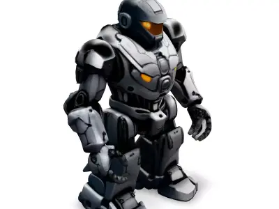 SciFi Mech Robot Game Asset Low-poly 3D model