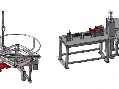 Model High-Precision CNC Wire Bending Machine  3D model