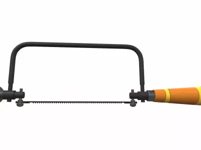 Vintage hacksaw colect 3D model