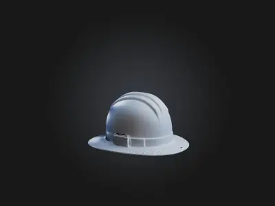 hard hat Low-poly 3D model purchase
