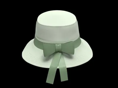 Hat Buckets -3D CLO-HLKMK01 3D model