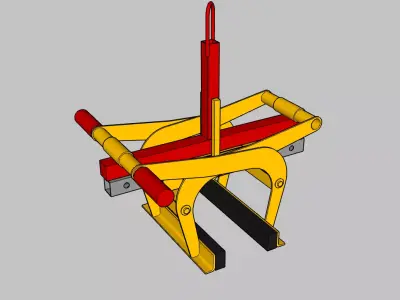 Pose bordure 3D model