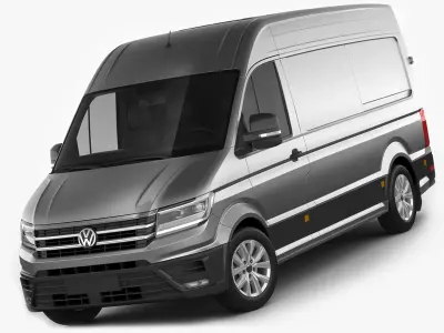 VW Crafter II 2017 L1H2 panel van 3D model purchase