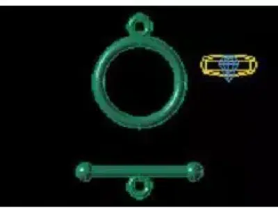sclap emerald door knobs and pulls Free 3D model