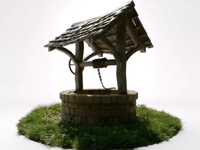 water well 3D model get