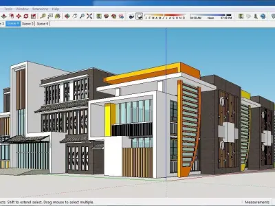 Sketchup Kindergarten A5 3D model