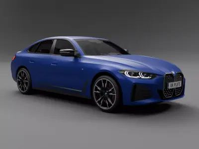 Bmw I4 M50 Free 3D model