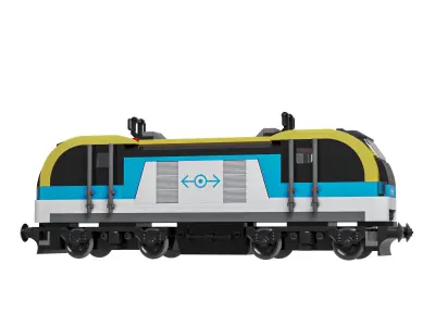 60336 Freight Train 3D model