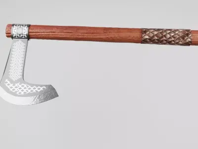 viking Battle Axe 3D model