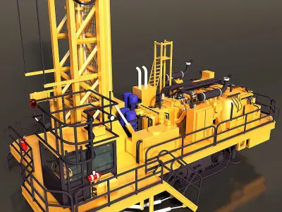 Rotary Drilling Rig 3D model