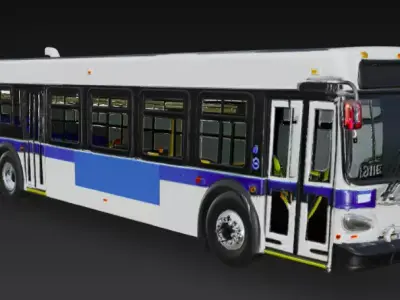 MTA New York City Bus 3D model