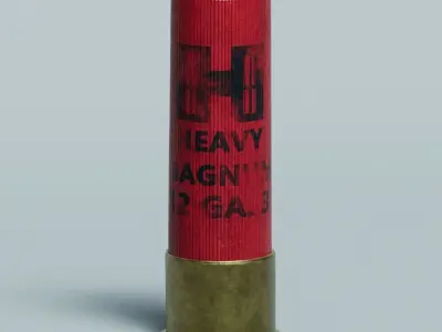 SHOTGUN SHELLS Low-poly 3D model