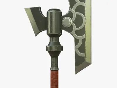 Battle Axe Printable 3D print model