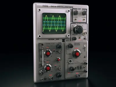control panel 3D model 13