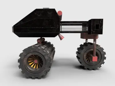 Rider Truck CG 3D model
